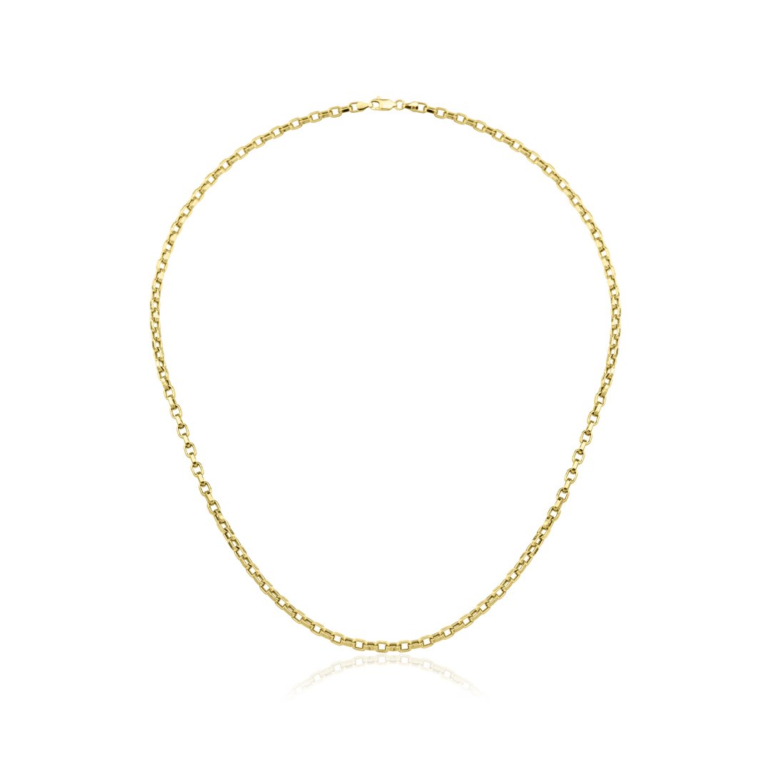 14K Gold Square Box Chain