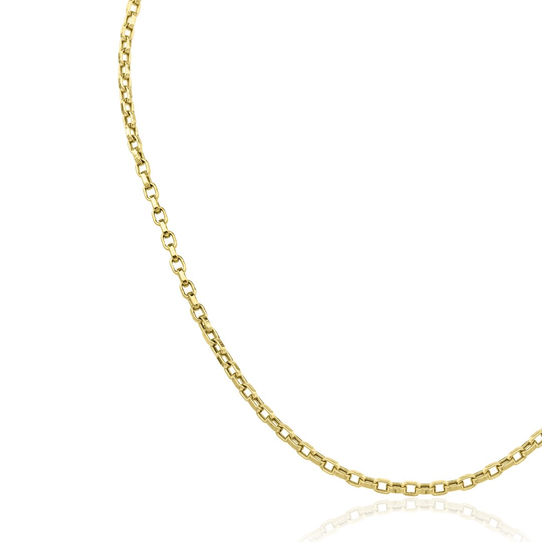 14K Gold Square Box Chain