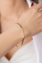14ct Gold Square Series Bracelet