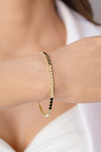 14ct Gold Square Series Bracelet