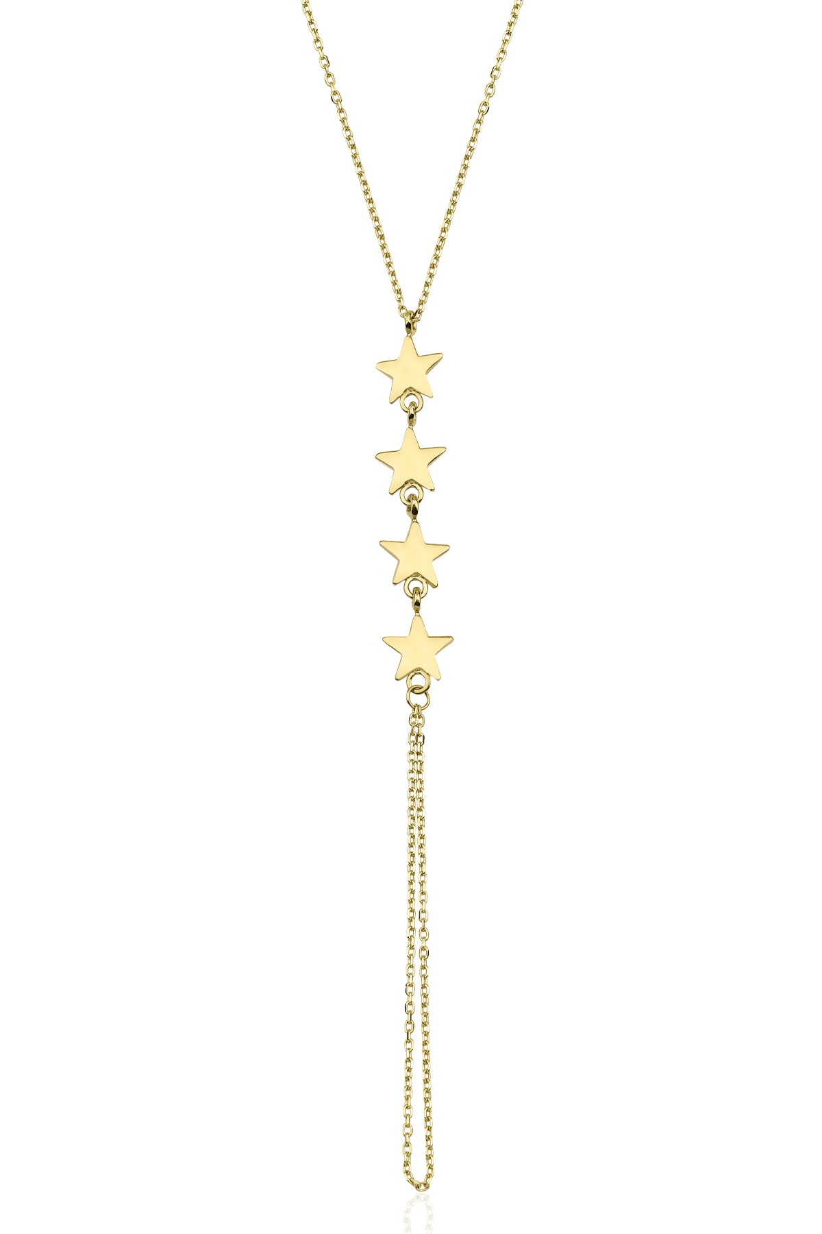 14K Gold Star Hand Chain