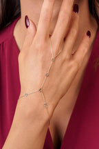 14ct Gold Star Hand Chain