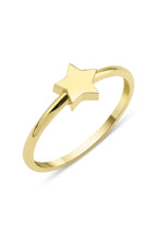 14ct Gold Star Shaped Ring