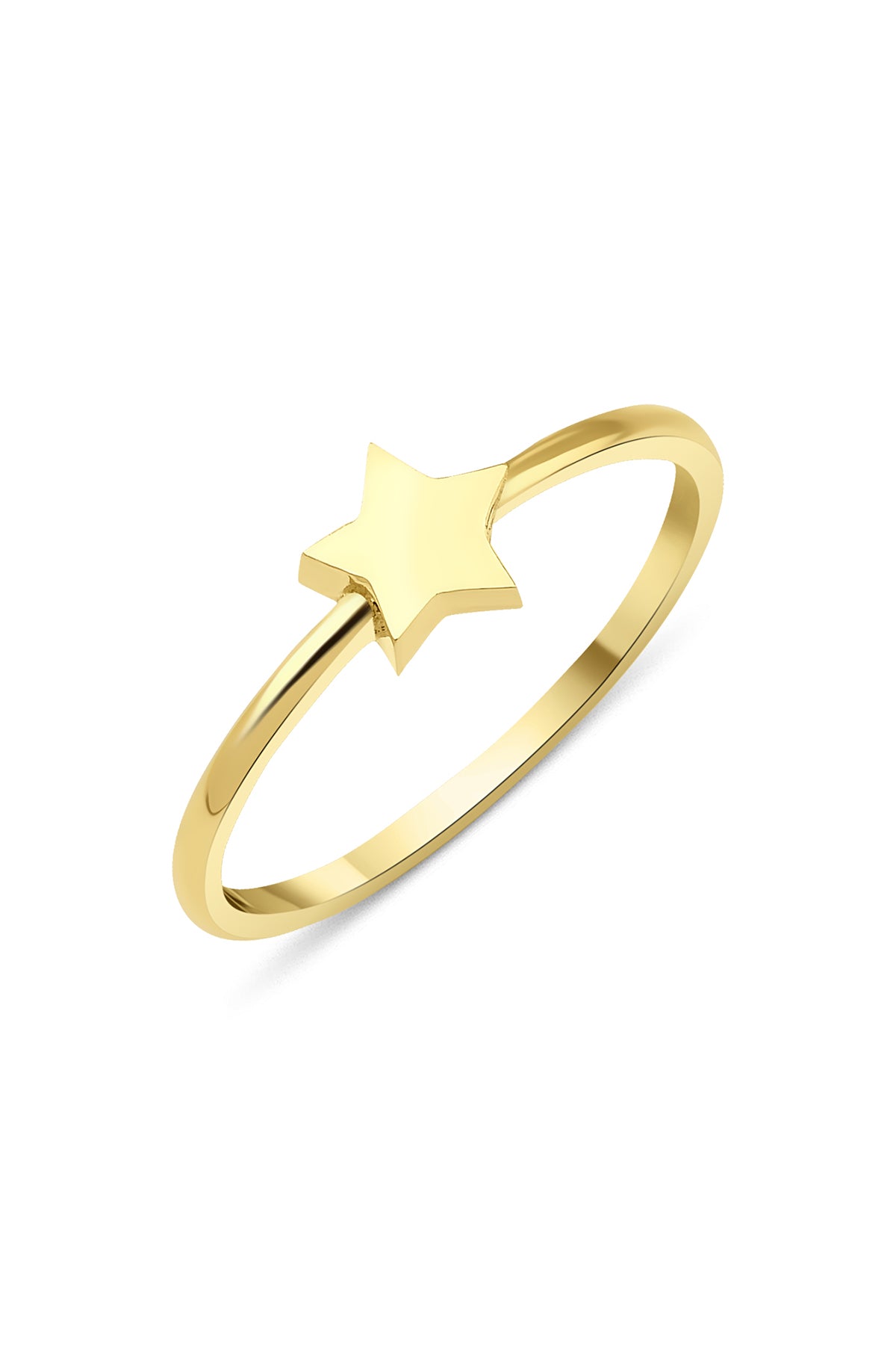 14ct Gold Star Shaped Ring