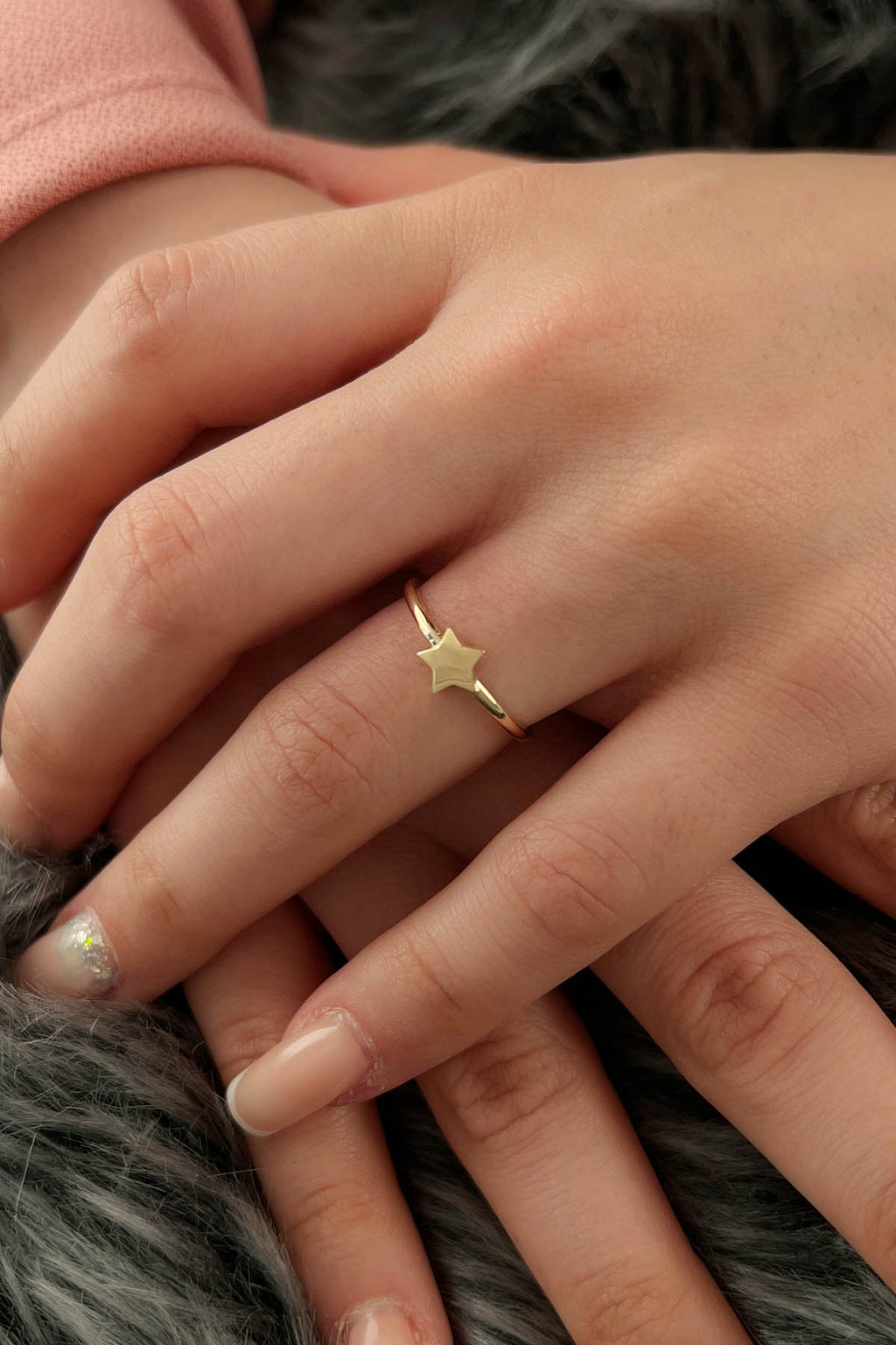 14ct Gold Star Shaped Ring