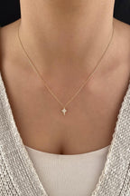 14ct Gold Stone North Star Necklace