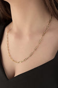 14ct Gold Straight Paperclip Chain  0.149 inch