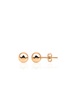 14ct Gold Stud Ball Earrings 0.173 inch