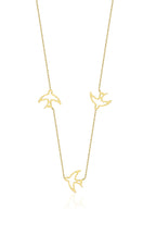 14ct Gold Swallow Necklace