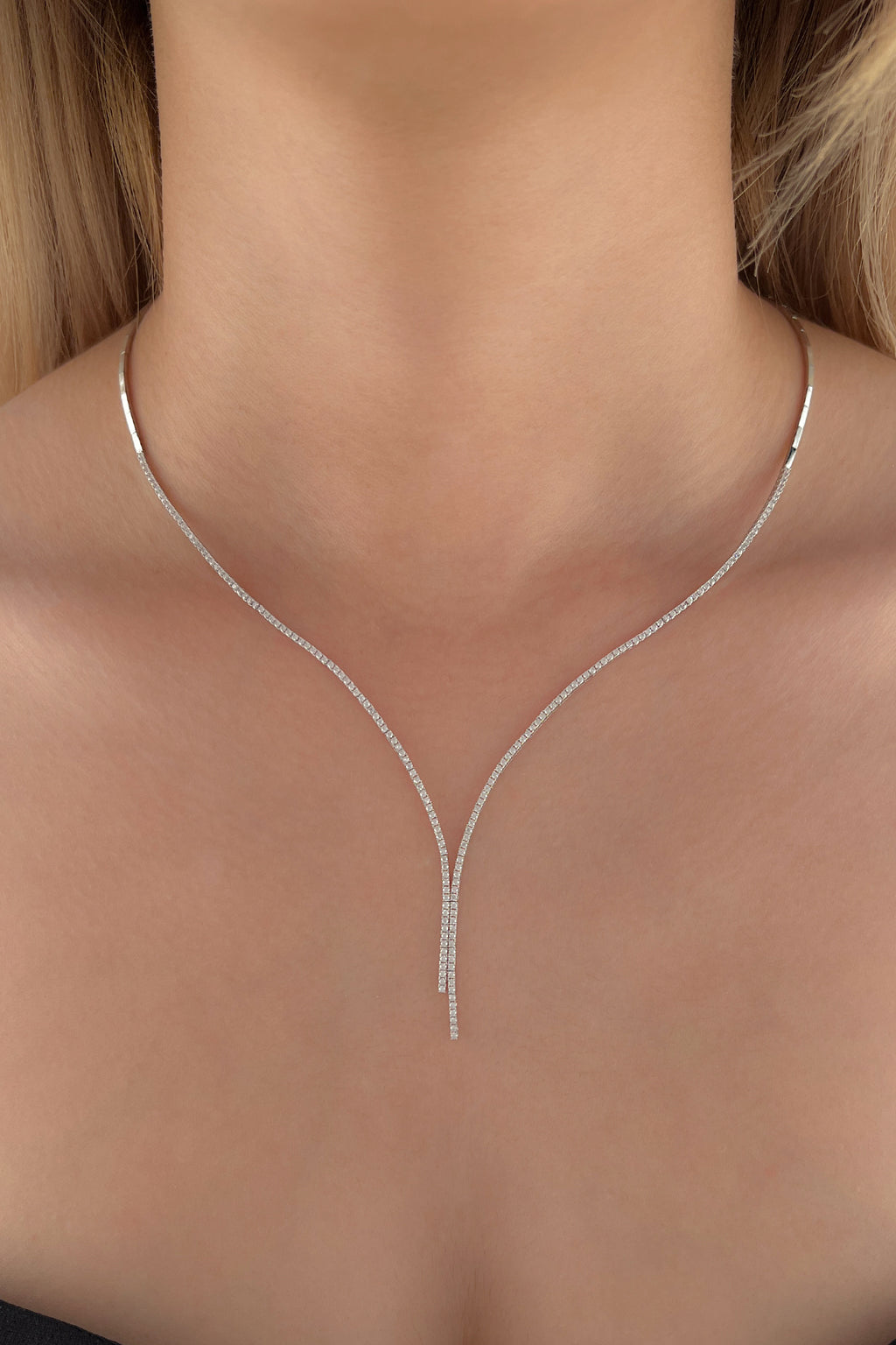 14ct Gold Tennis Necklace