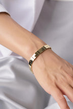 14ct Gold Thick Greek Bracelet