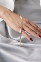 14ct Gold Thick İtalian Snake Bracelet