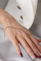 14ct Gold Thin Figaro Bracelet