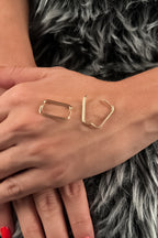 14ct Gold Thin U Shape Huggie Earrings