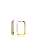 14ct Gold Thin U Shape Huggie Earrings