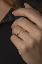 14ct Gold Tina Ray Ring