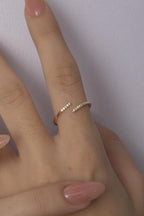 14ct Gold Tina Ray Ring