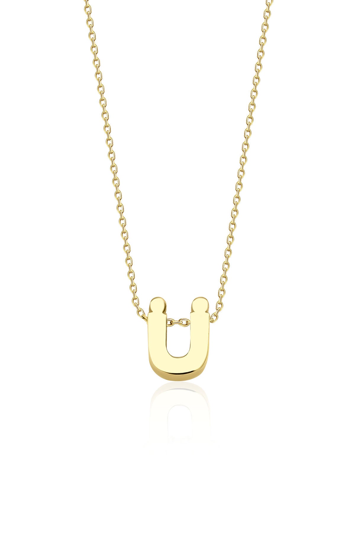 14ct Gold Ü Initial Necklace