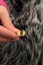 14ct Gold Ü Initial Ring