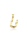 14ct Gold Ü Letter Mini Shine Pendant