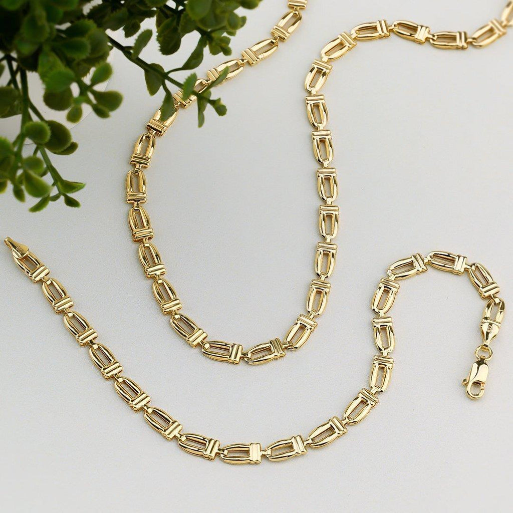 14ct Gold Upstairs Chain