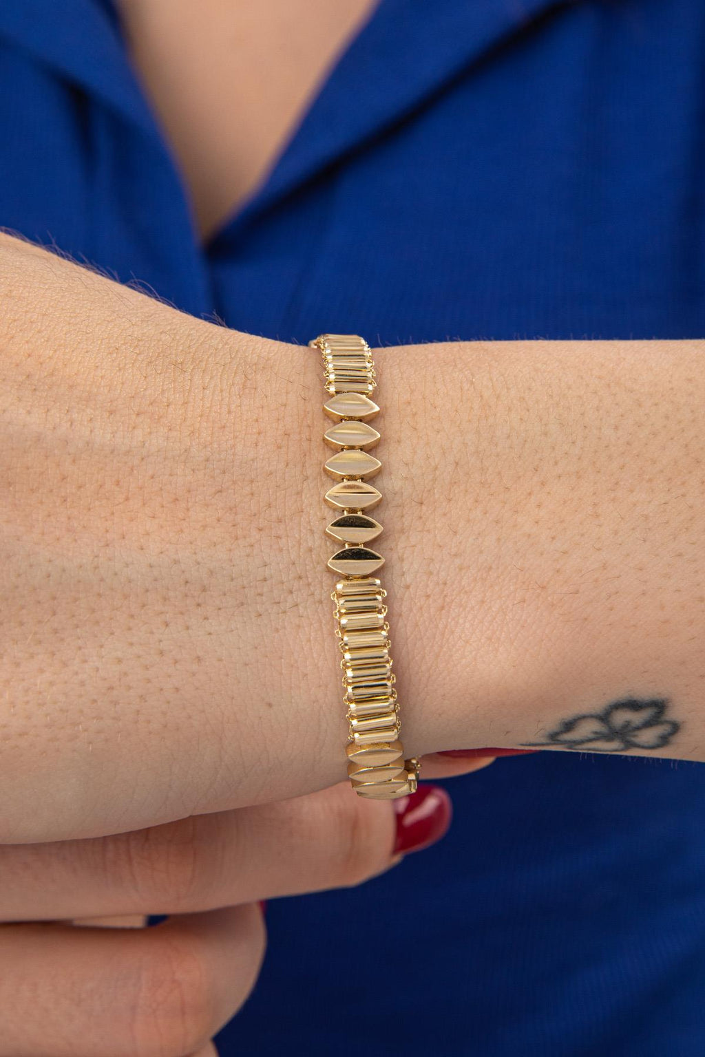 14ct Gold Violet Bracelet