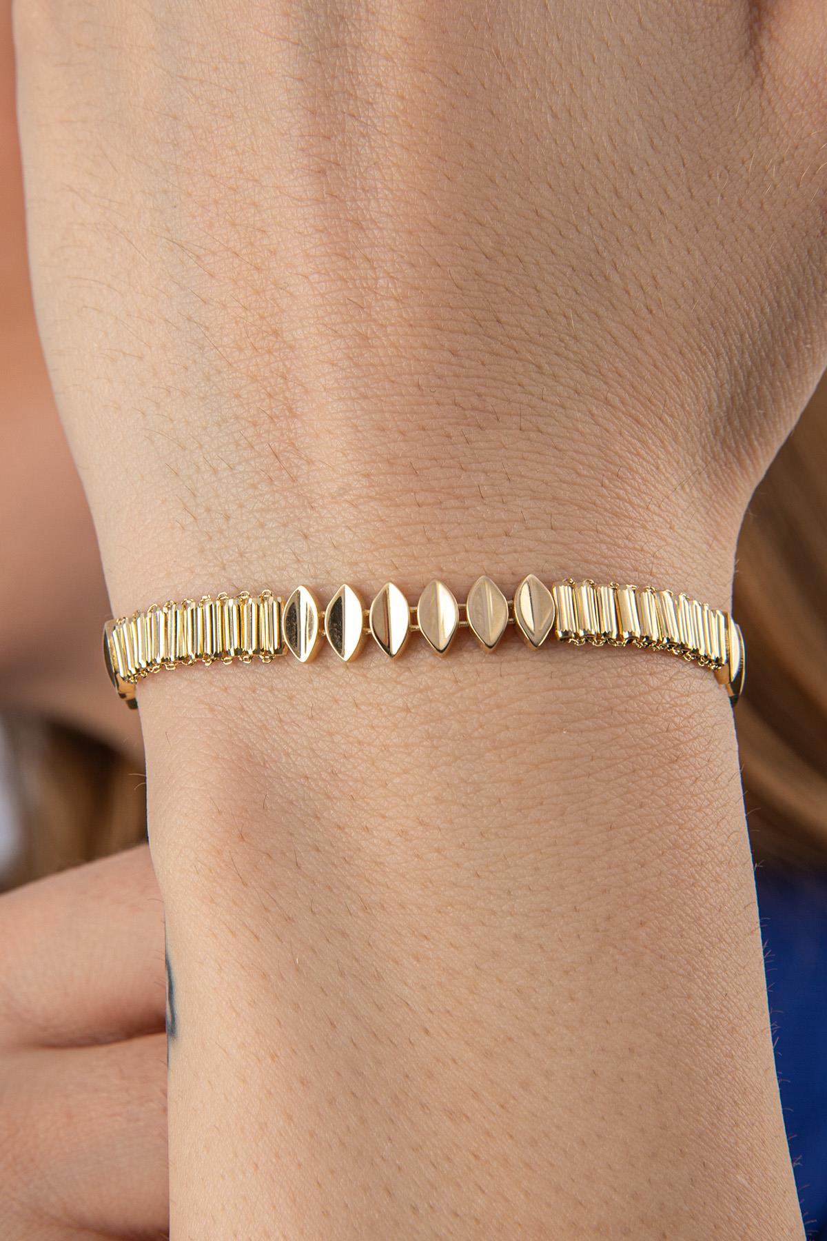 14ct Gold Violet Bracelet