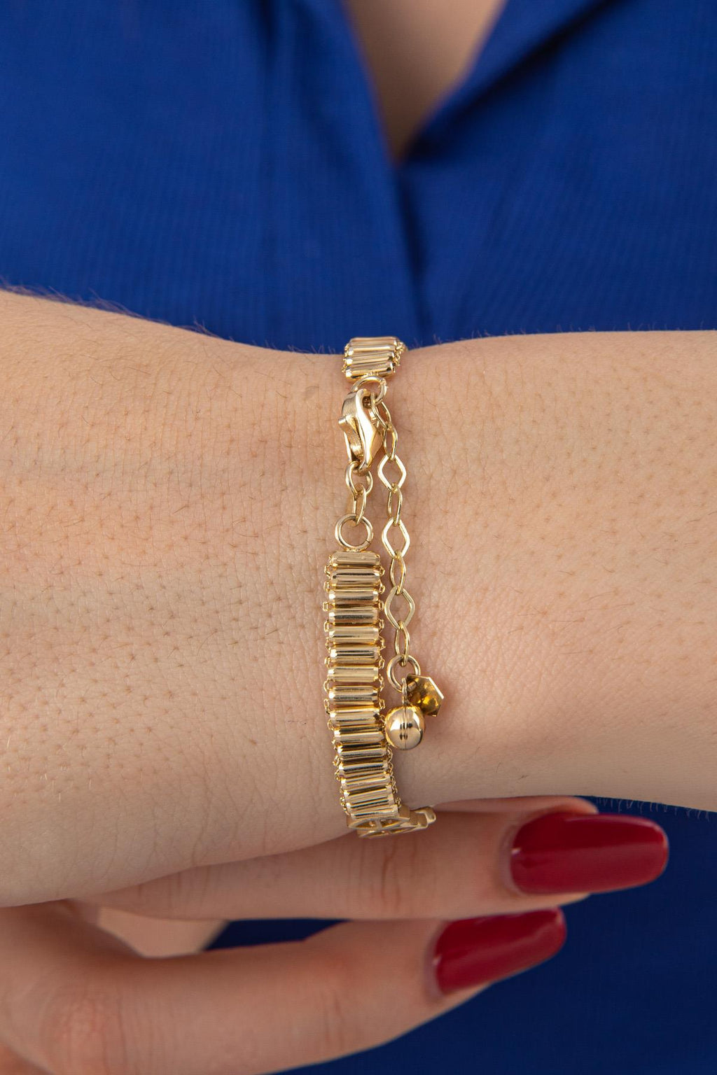 14ct Gold Violet Bracelet