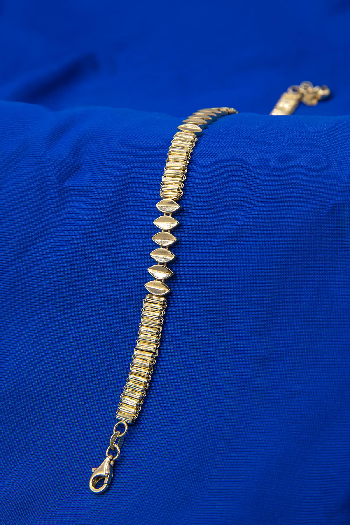 14ct Gold Violet Bracelet