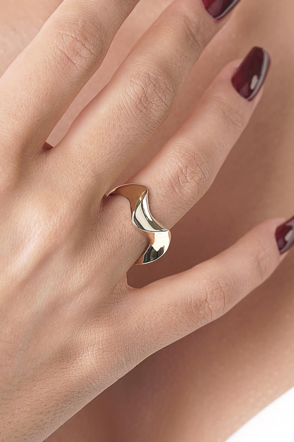 14ct Gold Wave Ring
