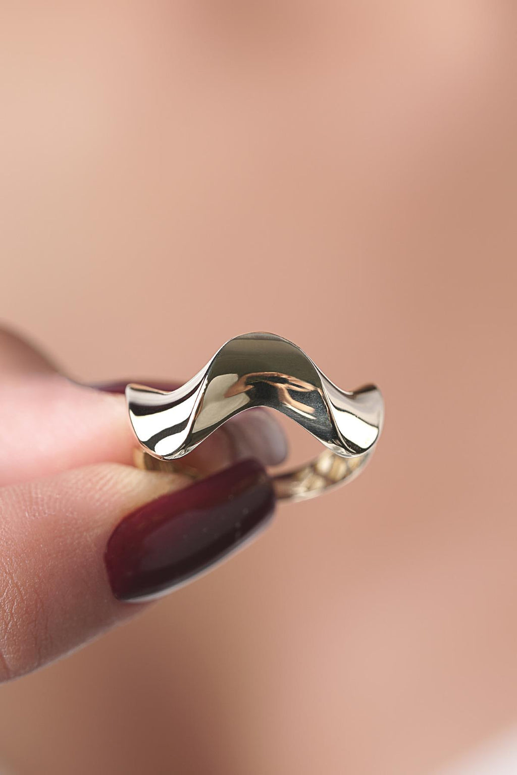 14ct Gold Wave Ring