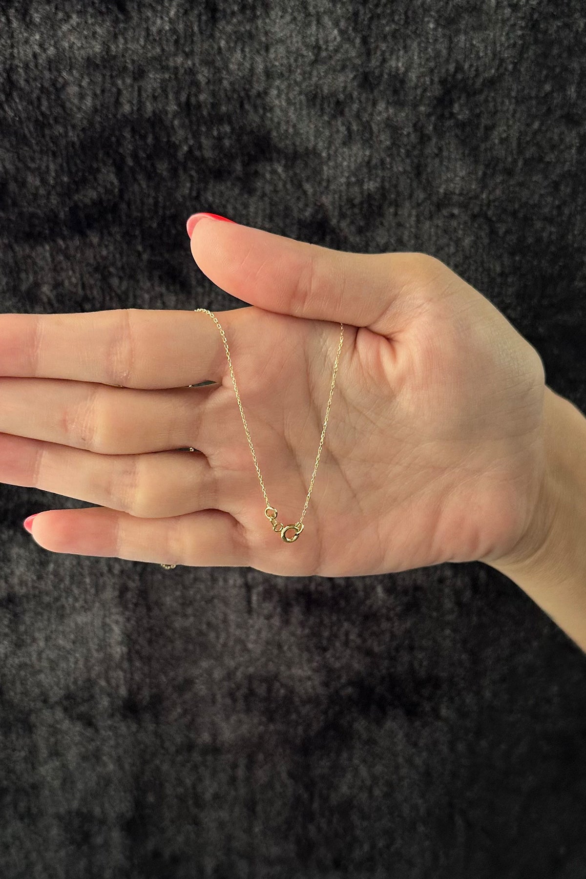 14ct Gold White Enamel Butterfly Necklace