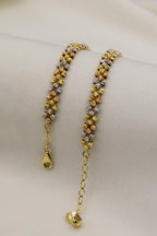 14ct Gold Woven Dorika Chain Bracelet