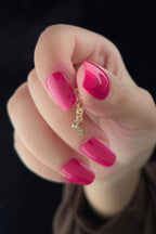 14ct Gold Y Letter Mini Shine Pendant