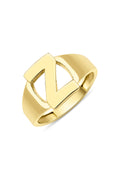 14ct Gold Z Initial Ring