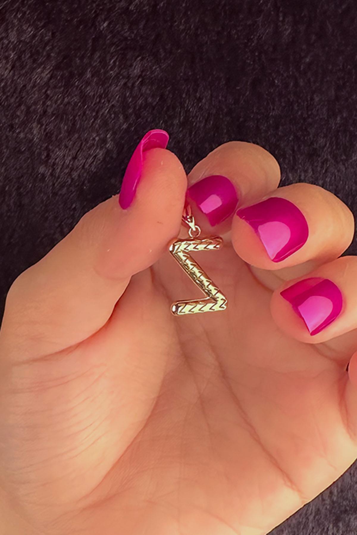 14ct Gold Z Letter Charm