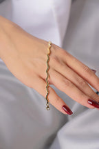 14ct Gold Zigzag Ajda Bracelet