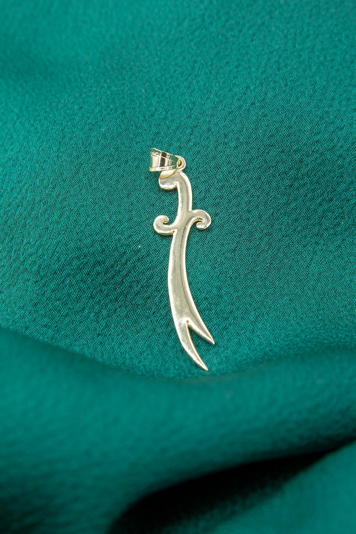 14ct Gold Zulfiqar Sword Charm