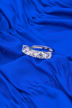 14ct White Gold 5 Stone Ring 8