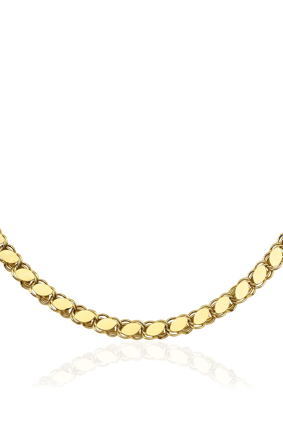 14K Gold Sequin Chain   0.236 inch